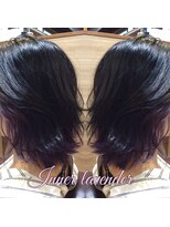 ヘアーメイク トレコローリ(hair make trecolori) 【trecolori】インナーラベンダー