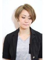 ヘアー ギャラリー ルピ(hair gallery Rupi) ショート×タイトフィット×ブルージュ