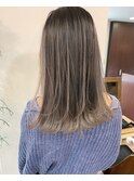 ミルクティーグレージュ×エアータッチ【アフロート小笠原】