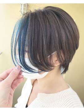 エンシー(ENCI) フェイスフレーミング/ブルー／ハンサムショート