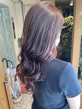 ジョイン ラックスビー 京都店(JOYN LUXBE) ほんのりピンクグラデーション　by中山惠介