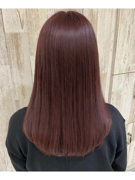 ヘアアンドビューティー ミック(Hair & Beauty miq) 20代30代40代ピンクアッシュ髪質改善カラー艶感ストレート