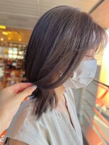 オーガニックマインド 坂戸 鶴ヶ島(organic+mind) 大人可愛い髪質改善カラーミルクティーベージュ透明感