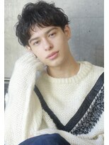 シースルーショートバング