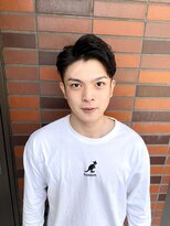 オダギリ風ツーブロ爽やかメンズイケメン刈り上げ大人パーマ