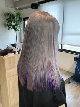 コワファーストナガサキシャンプーボーイ(COIFF1RST NAGASAKI SHAMPOO BOY) グレーシルバー×パープル