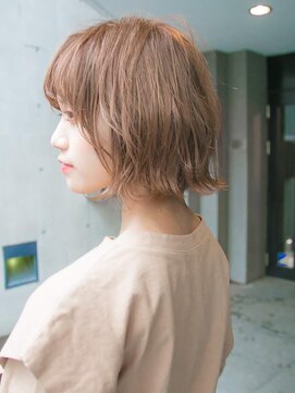 ルティア(Lutia) オレンジベージュ　外ハネボブ