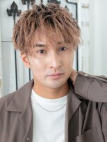 モッズヘアメン 札幌月寒店(mod's hair men)&nbsp;波巻きツイスパでエアー感の刈り上げルーズマッシュc札幌月寒