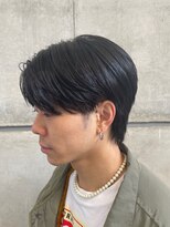 オーシャントーキョー シブヤジンナン(OCEAN TOKYO shibuya JINNAN) 黒髪ハンサムショート