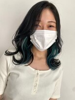 ムク 横浜店(muku)&nbsp;イヤリングカラーインナーカラーハイライトフェイスフレーミング