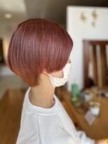 アンブーファン(AnBouffan)&nbsp;ピンク系マッシュショート