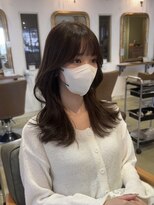 ジーニー 千葉(GENiE) くびれ韓国ヘア/顔周り/マロベージュ