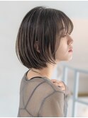 前髪ありの丸みショート20代30代40代3