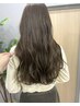 【綺麗に伸ばしたい!!】髪質改善カラー＋前髪（＋顔周り）カット￥17000