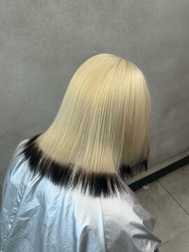 リゲル(rigel) ホワイトブロンド×エンドカラー