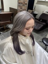 ハウンド(HAWND)&nbsp;シルバー×パープルのグラデーションカラー