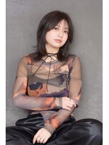 ドルセプラタ(Dulce plata)&nbsp;20代30代40代前髪ありウルフレイヤーアッシュブラック