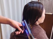 超音波アイロンで導入する[津田沼/髪質改善/縮毛矯正/ヘッドスパ/トリートメント/新津田沼]