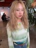 Olaplex カットWカラー(フルブリーチ/コントラストデザイン+COREME treatment