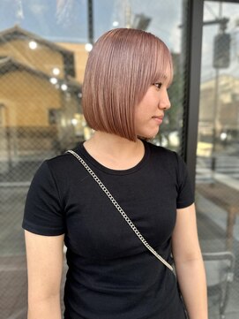 ホリー(HOLLY) ボブ×ピンクベージュ