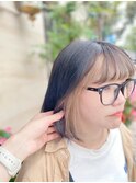 インナーカラー／ミルクティーベージュ