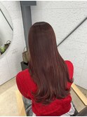 髪質改善/レッドカラー