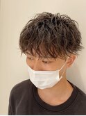 緩めスパイラルマッシュ【メンズ/パーマ/眉毛/沖縄市/美里】