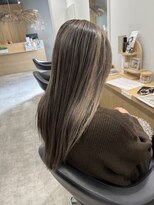 アヴァンス 京橋店(AVANCE)&nbsp;着物ヘア/ダークアッシュ/ミディアムレイヤーカット/京橋