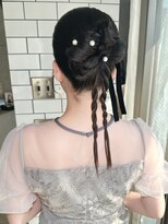 チャオ バイ ミチ(Chao by MICHI) 【ChaoMICHI yu-ka】編み下ろし シニヨン 三つ編みヘア 結婚式