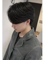 エフコード 難波(F-CODE) 毛流れセンターパート【ニュアンスパーマ】