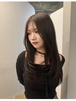 ラーム 出雲朝倉店(rame)&nbsp;顔まわりレイヤー×ナチュラルブラウン