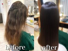 ネオリーブ チロル 横浜西口店(Neolive CiroL.)の雰囲気（縮毛矯正・酸性ストレートで艶髪を実現！レイヤーカットにも◎）