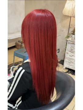 ディプティック ヘアー チェンジ ミュージアム(diptych Hair Change Museum) レッドカラー/ロングヘアー
