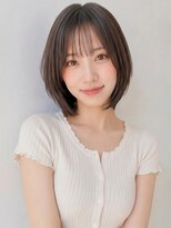 カバーヘア ブリス 北浦和(COVER HAIR bliss) 秋カラーブリーチなしひし形ショートフェイスレイヤーp北浦和