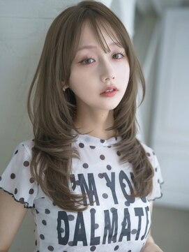ナイロン 武蔵境店(NYLON.) 《NYLON.》韓国風ロング 顔まわりレイヤー くびれヘア