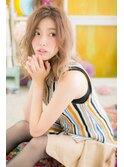ふわぼさ感が絶妙 《コケティッシュミディ》
