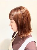 外ハネ×外国人風ツヤ髪
