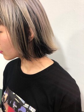 クラン(clan) clan<小顔ミニボブ×インナーカラー>