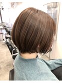 アッシュベージュボブ☆