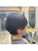 小顔で首細ハンサムショート♪