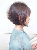 【morio成増 セリザワ】大人かわいい 前下がり気味ショートボブ