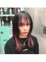 インク 渋谷(INK.)&nbsp;ボブ/フェザーバング/大人かわいい/グラデハイライト[渋谷]