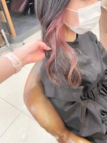 ネオリーブアイム 横浜西口店(Neolive aim)&nbsp;チェリーピンクインナーカラー【横浜】