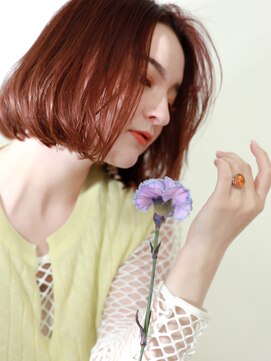 テトテ 天王寺店(tetote) 【tetote天王寺サロンスタイル】リラックスボブ/テラコッタ