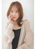 BOND/karina 韓国風ミディアムレイヤー