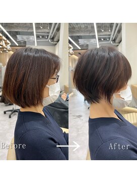 ロンドプロフィール 浦和(Lond profil) Lond.海気　丸みショート