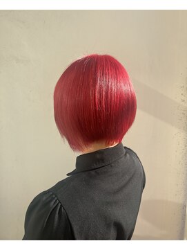 アジールヘア 北千住駅西口店(agir hair) チェリーカラー暖色レッドカラービビットカラー10代20代北千住
