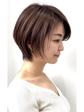 プルーヴ 秋葉原(prove) 30代40代大人女性/前髪ありショートボブ/ショートヘア/髪質改善