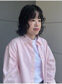 レイヤーボブパーマ　ニュアンスパーマ　担当東川内遥