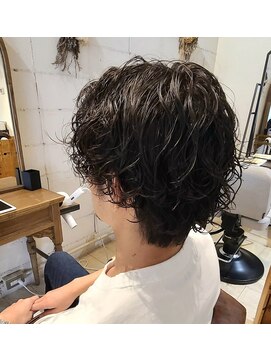 アニュー 蕨店(ANEW) 【Men's スパイラル×外はねパーマ】蕨/川口/髪質改善/メンズ